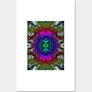 Pineal Palace, Psychedelic Fractal Pattern Posters and Art